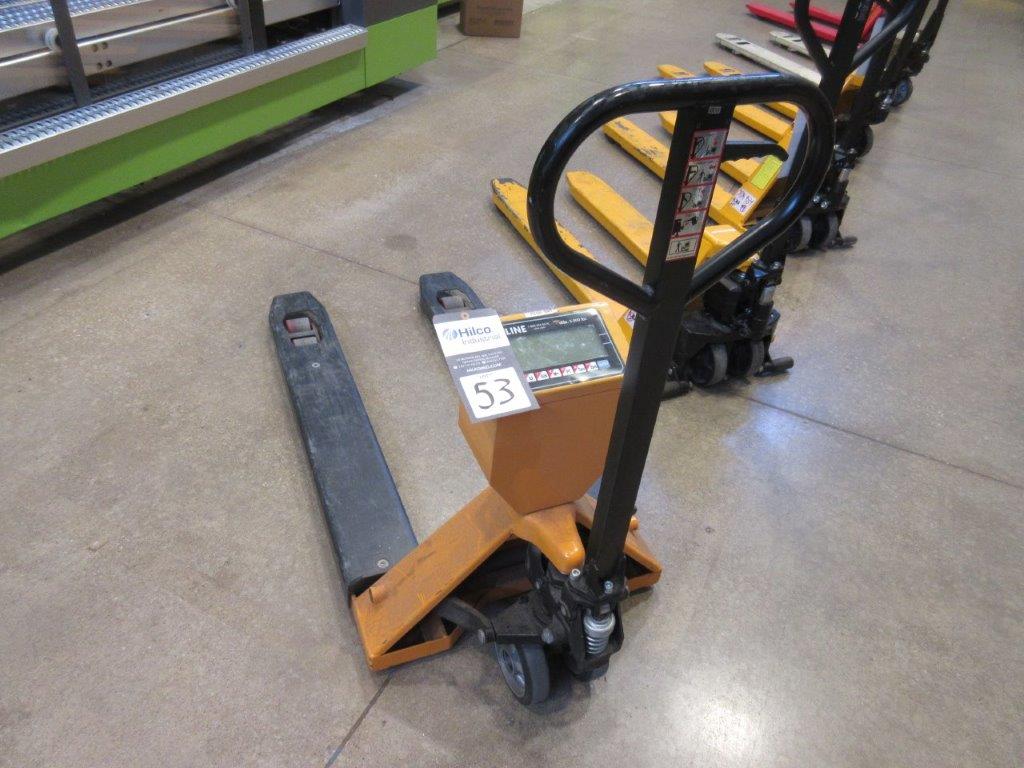 Uline Model H1679 5000 lb. Cap. 48" x 27" with Digital Scale Pallet