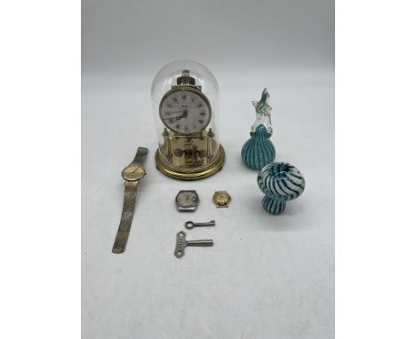 Kundo Dome Clock, Sekonda, Seiko and Timex Watch/Watch Faces, and Paperweights. 