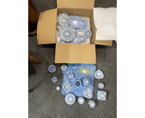 Collection of Wedgewood Jasperware.