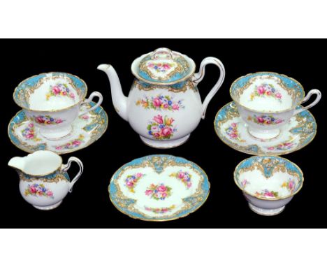 A SHELLEY REGAL TEA SERVICE, PATTERN 13389