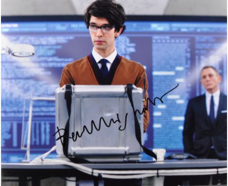James Bond - Ben Wishaw - British Actor - Skyfall - a colour 8x10" photograph from the movie depicting Wishaw as ' Q ' in the