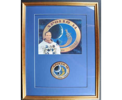 Space Exploration - Edgar Mitchell (1930-2016) - Apollo 14 Moonwalker - autographed 8x10" colour photograph, signed neatly in