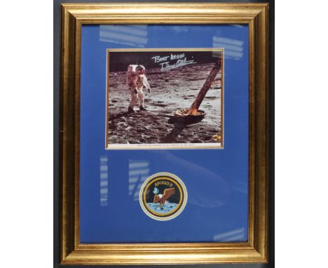 Space Exploration - Buzz Aldrin - Apollo 11 Second Man On The Moon - autographed 8x10" colour photograph taken from an offici