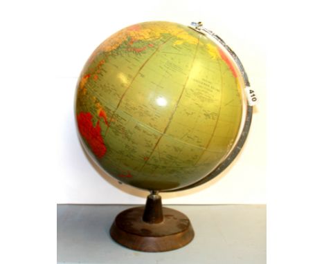 A vintage Phillips globe, H. 45cm.