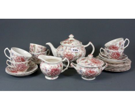 A Johnson Brothers vintage tea set.