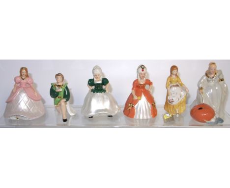 Six Wade Collectors Club figurines;  The Cinderella Series "Ready for the Ball", "Clorinda", "Thisbe", The 2001 Club Membersh