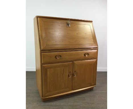 ERCOL BUREAU,91cm wideCondition report: 115cm Tall, Condition generally good. Lock, hinge and handle actions working as expec