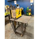 ESAB PCM-875 Portable Plasma Cutter w/ Steel Table, S/N PE-1910030
