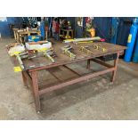 Steel Table, 4' X 8' X 1/4" (No Contents)