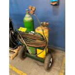 Portable Torch Cart w/ Torch & Gages (No Tanks)