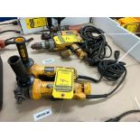 (2) Dewalt Electric Hand Grinders