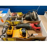 Dewalt Cordless Drill w/ Charger, & Milwaukee Cordless Reciprocating Saw (No Battery or Charger)