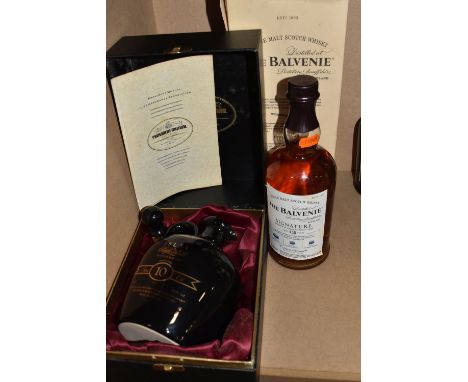 SINGLE MALT, Two Items comprising a Commemorative Whisky Crock to celebrate the 150th Anniversary of Provident Mutual Life As