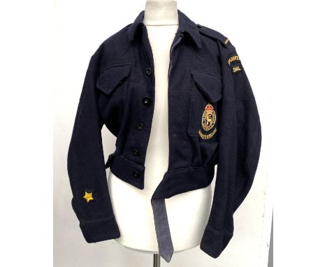 A Gloucestershire Civil Defence Corps women's blouse, size 10 