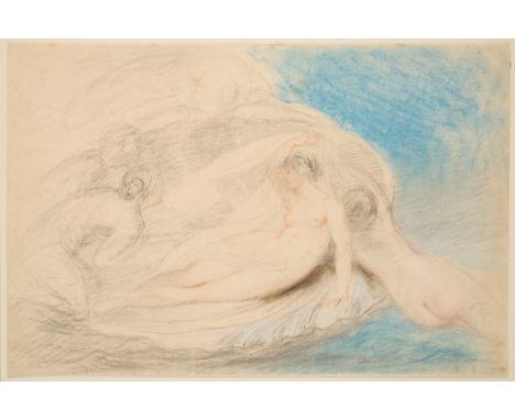 HENRY HOWARD R.A. (BRITISH 1769-1847) BIRTH OF VENUScharcoal and coloured chalks 24 x 36cm; 9 1/2 x 14 1/4intogether with Geo