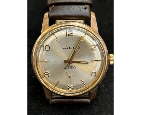 Vintage Lanco swiss manual wristwatch 