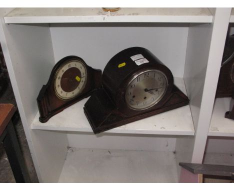 2 vintage mantel clocks