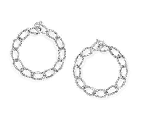 A PAIR OF GOLD BRACELETS, BY GAY FRÈRES, CIRCA 1960  Each composed of integral woven links, in 18K white gold, with maker's m