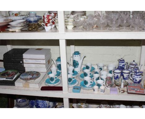 Various collectors plates, J &amp; G Meakin tea and coffee ware, Ringtons china, pictures, etc.