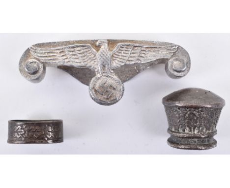 WW2 German Army Dagger Parts, cross guard and hilt fittings