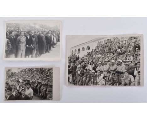 WW2 German Africa Korps POW Photographs: Three photos showing German and British all the same time. 