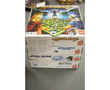 Four Lego sets, to include: Star Wars and Harry Potter, all boxed.
