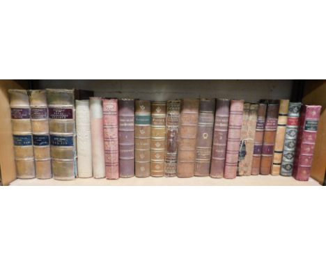 19thC and later leather and cloth bindings, to include Journal of The Royal Agricultural Society, first and third series, gil