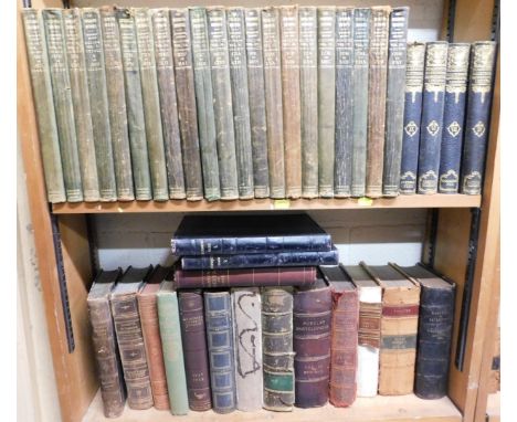 Various books, predominantly non fiction, to include the Encyclopaedia Britannica, 11th edition, incomplete, leather bound wi