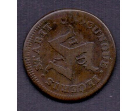 COINS : 1755 coin/token for the "Vintage Liverpool Pals Army" inscribed "Sans Charger"