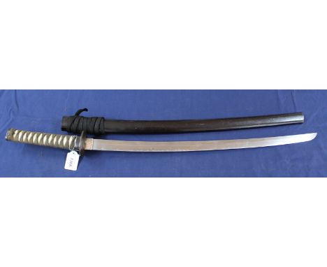 A Japanese Katana sword with its saya (scabbard), tang not accessible
