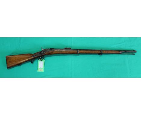 An Austro-Hungarian model 1867 Werndl-Holub single shot rifle with rotary breech in obsolete 11mm cal (N.B. no licence requir