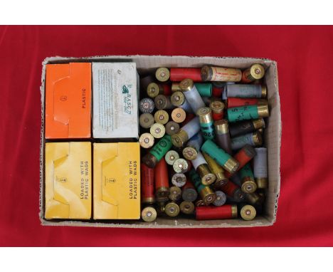 Approx two hundred 'plastic' 12 bore cartridges (some boxed), this item can only be purchased by someone with a current valid