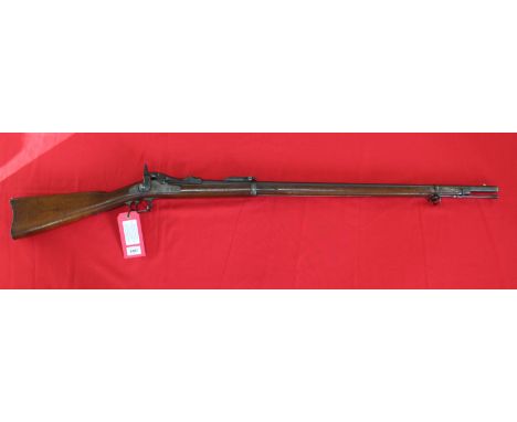 A U.S.A. model 1873 45/70 Springfield Trapdoor Military rifle, lock marked with Eagle U.S. Springfield 1873, in overall bette