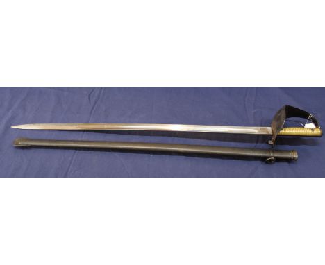 A Brazilian Cavalry Troopers sword with scabbard circa 1900, in overall excellent condition