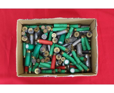 A box of mixed cartridges including 32, 24 and 28 bore examples, this item can only be purchased by someone with a current va