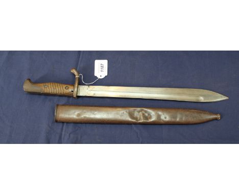 A German model 1898/05 bayonet with scabbard