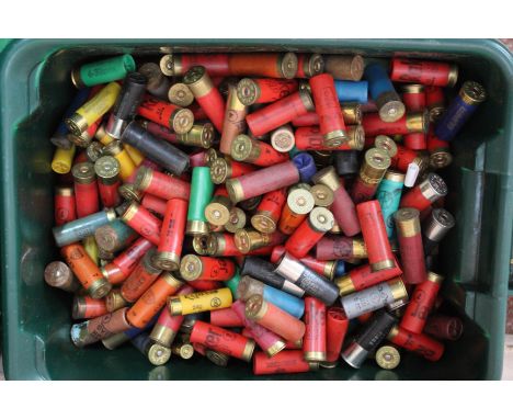 A crate full of mixed shotgun cartridges, approx 480 (mixed gauges), this item can only be purchased by someone with a curren