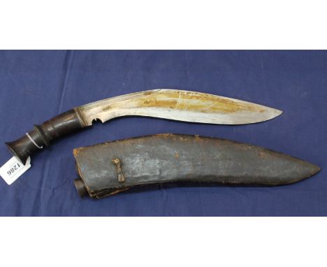 A vintage Kukri with scabbard
