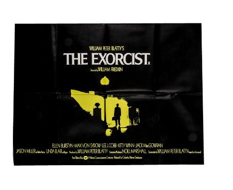 The Exorcist (1973) UK Quad poster, this being the early first release pre-Oscars version and in excellent condition, 30"x 40