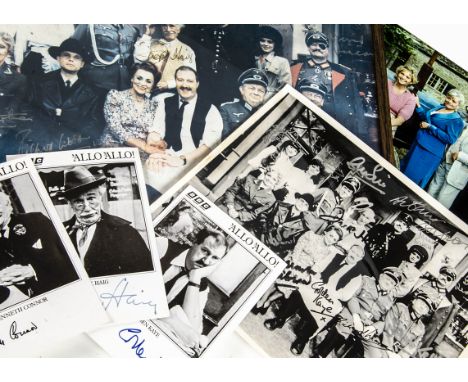 Television Photographs plus, thirty plus mainly b/w prints, 8" x 10" including stills from numerous programmes including Dad'