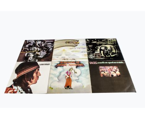 Rock / Prog LPs, seven albums of mainly Classic and Progressive Rock comprising Link Wray - Same (diecut sleeve), In Hearing 