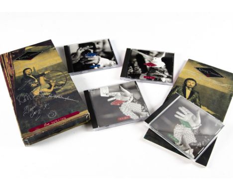 King Crimson Box Set / Signatures, The Great Deceiver - Live 1973-74 - four CD Box Set with Book released 1992 on Virgin (KC 