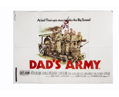 Dad's Army (1971) UK Quad poster, this being a spin-off from the highly successful TV series, the poster presenting an image 