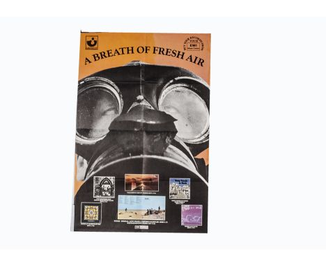 Harvest Label Poster, A Breath of Fresh Air - Advertising Poster for releases on Harvest by Deep Purple, Third Ear Band, BJH,