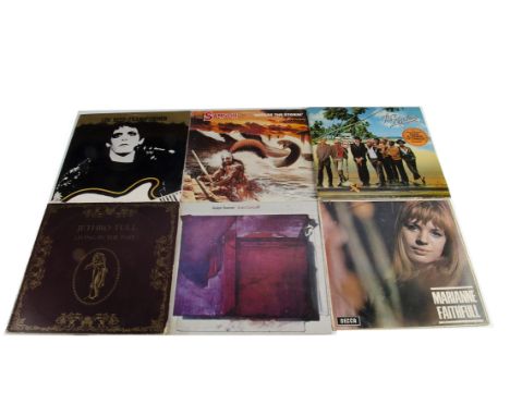 LP Records, approximately sixty albums of various genres with artists including Lou Reed, Golden Earring, Jethro Tull, Todd R