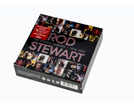 Rod Stewart Box Set, the Studio Albums 1975-2001 - fourteen CD Box Set released 2013 on Warner (8122797113) - Brand New and S