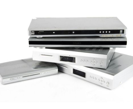 DVD / CD / Television Recording, eltax DVD player DV-252,  two Pace twin digital television recorders, a Thomson DVD / CD pla