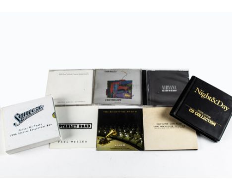 Promo CDs approximately sixty five promo CD singles, album samplers and more with artists including Paul Weller, Nirvana, Bea