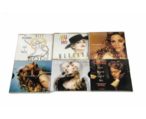 Madonna CD Singles, approximately one hundred Madonna CD singles with titles including Like A Prayer, Erotica, Rescue Me, La 
