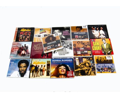 Soul / Disco CD Box Sets,  sixteen CD Box Sets, mainly of Soul and Disco artists, all new and sealed with artists comprising 